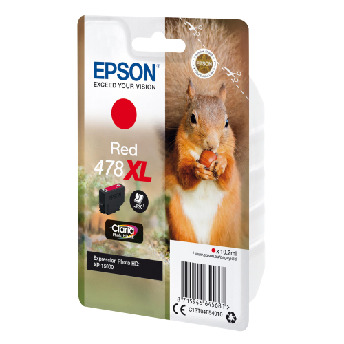 EPSON 478 XL CARTUCCIA INK-JET 10.2 ML ROSSO